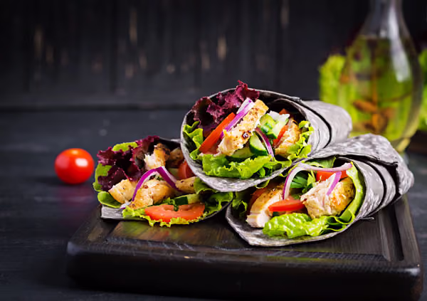 Loaded tortilla wrap