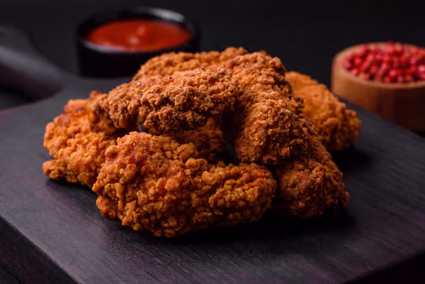 Breaded chicken wings