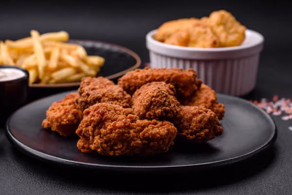 Crispy chicken wings