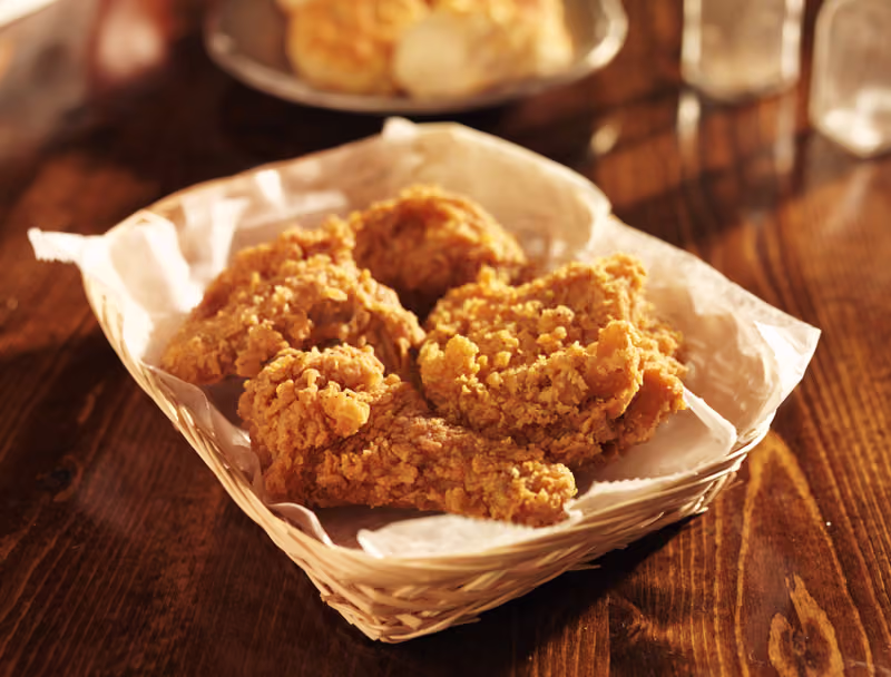 Fried chicken basket