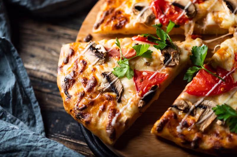 Meat lovers pizza